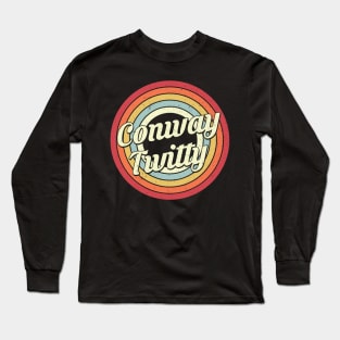 Conway Proud Name Retro Rainbow Tribute Long Sleeve T-Shirt